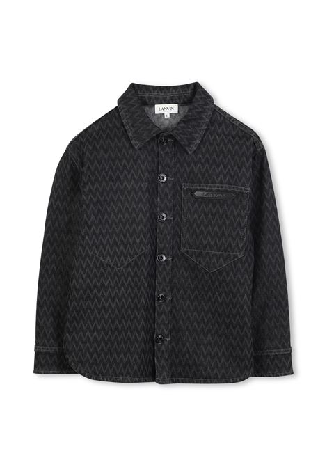 Camicia con motivo a zigzag LANVIN KIDS | N30290Z11